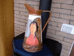 caraffa decorata - Decoupage pittorico